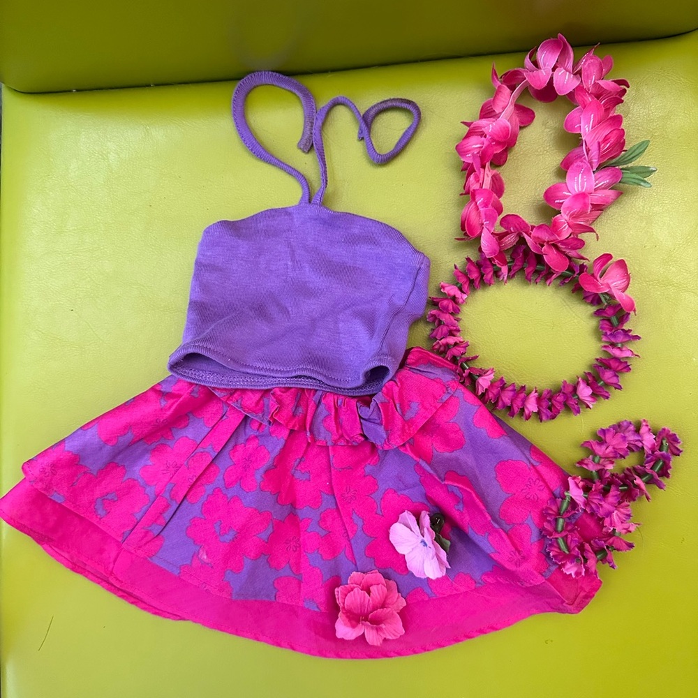 American Girl Kanani Luau Outfit